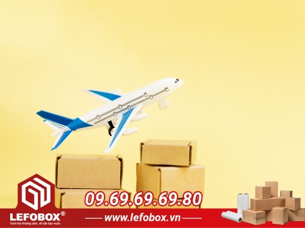 Hộp carton đóng hàng vận chuyển máy bay
